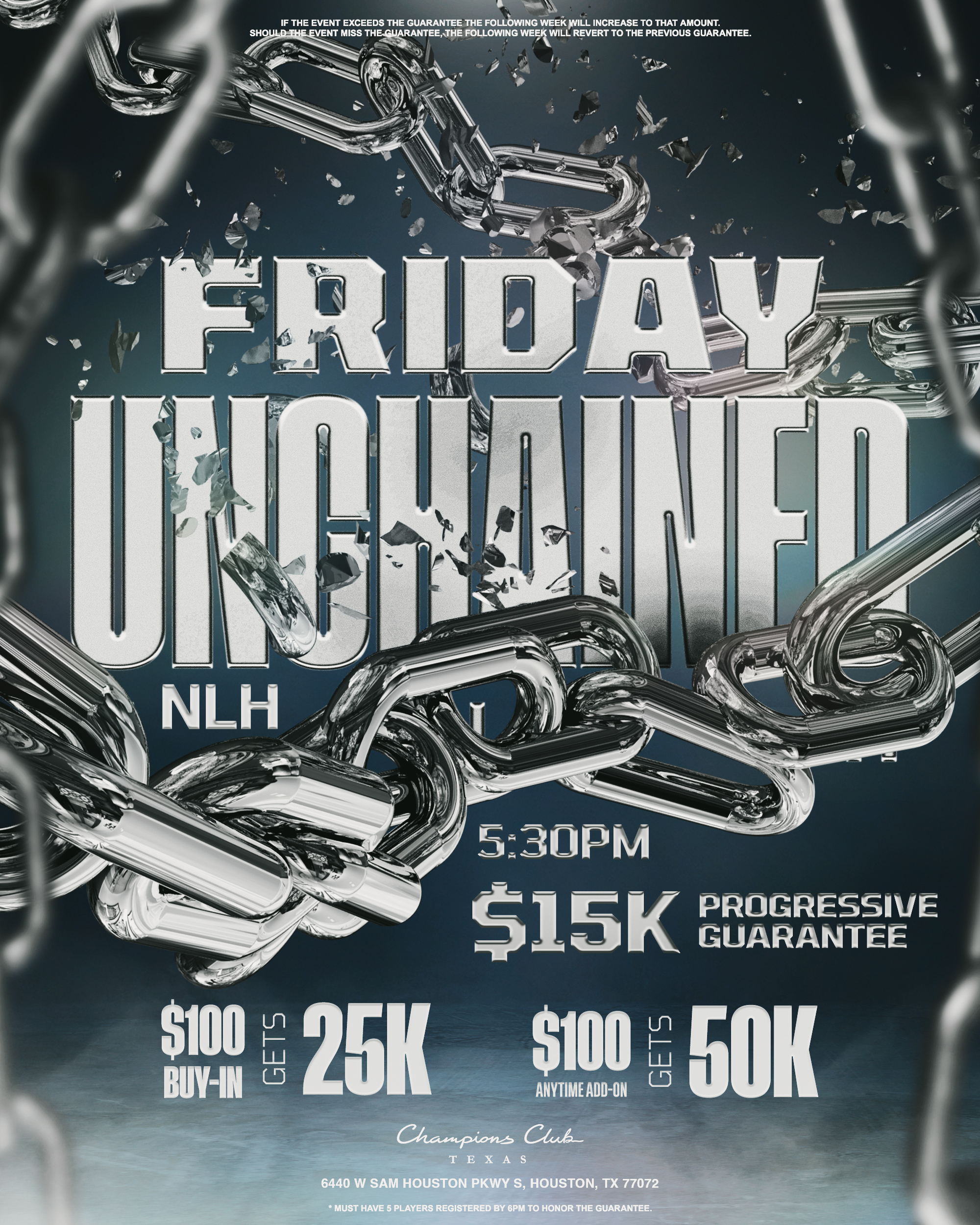 $15k GTD Friday event